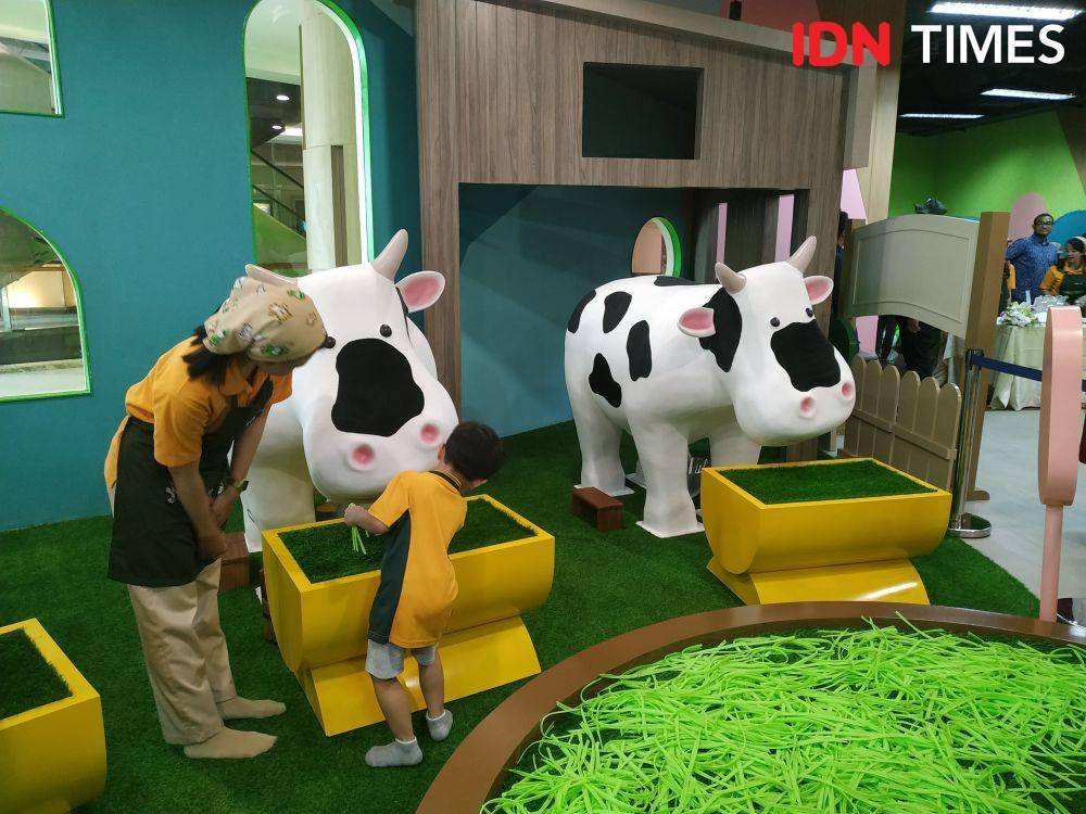 Youreka Kids Farm di Kuningan City Mall. 21 November 2019. IDN Times/Klara Livia