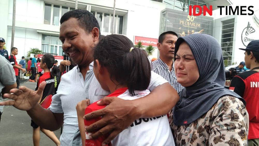 Tawa dan tangis peserta Audisi Umum Beasiswa Bulutangkis Djarum 2019 (IDN Times/Shemi)