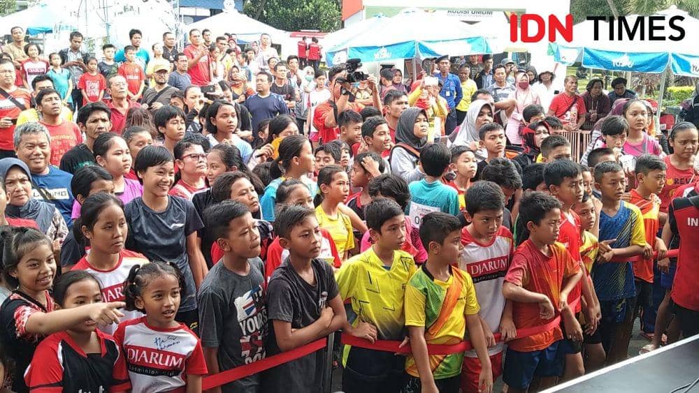 Tawa dan tangis peserta Audisi Umum Beasiswa Bulutangkis Djarum 2019 (IDN Times/Shemi)