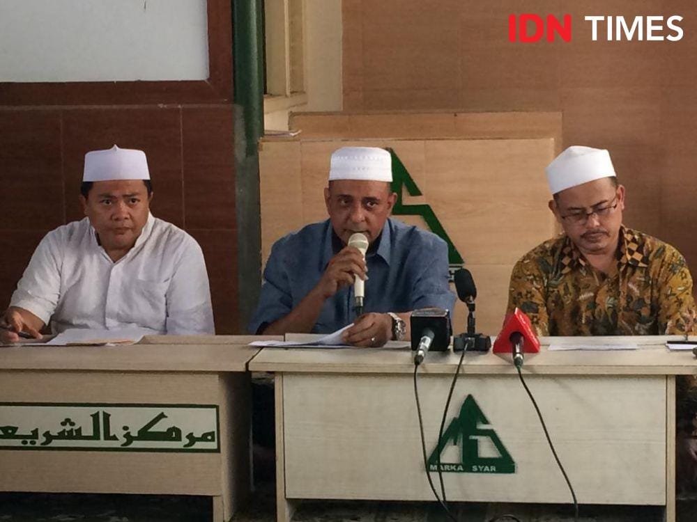 Jumpa pers persiapan reuni 212, Petamburan, Kamis (21/11) (IDN Times/Irfan Fathurohman)