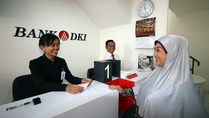 (Ilustrasi Bank DKI Jakarta) ANTARA FOTO/Gunawan