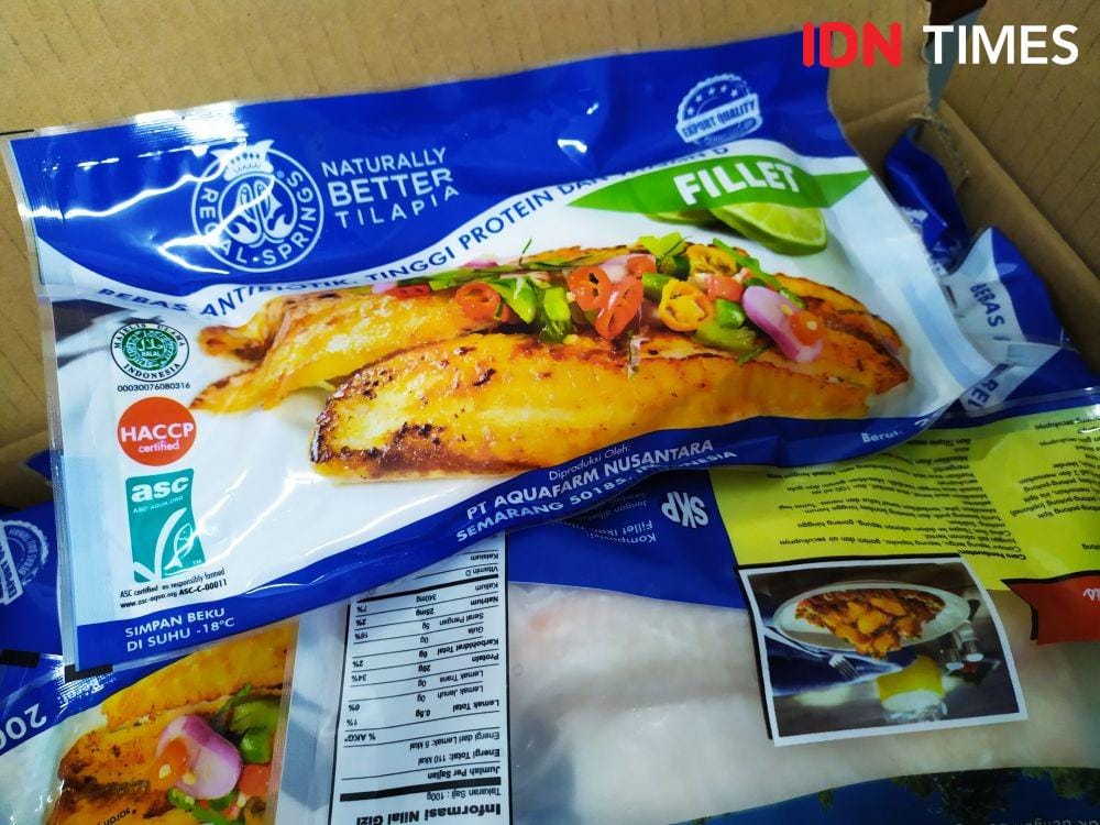 Pabrik Ikan Tilapia di Semarang, Jawa Tengah