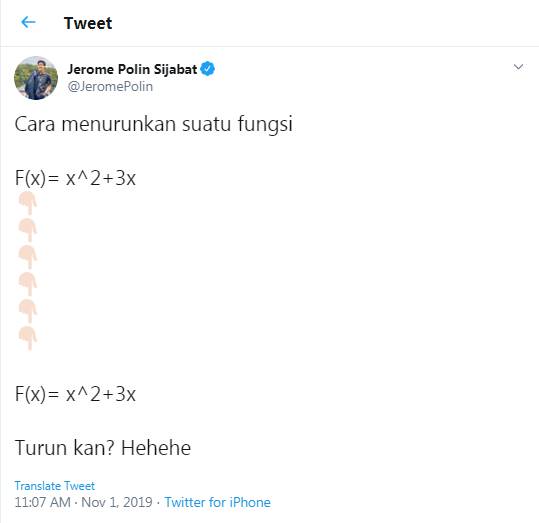 Jerome fungsi turunan Nov 1, 2019