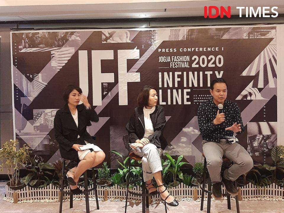 Manajemen Plaza Ambarrukmo saat menyampaikan pelaksanaan JFF 2020. IDNTimes/Holy Kartika