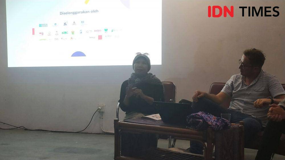 Founder Rumata Artspace Lily Yulianti Farid. IDN Times/Aan Pranata