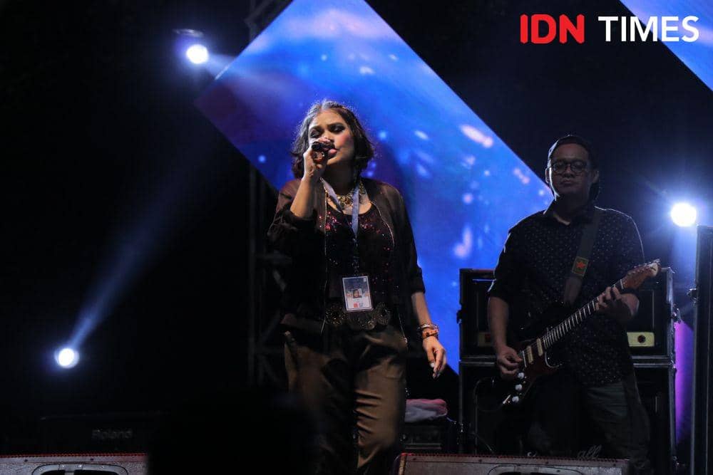 Fla Tofu dalam The 90's Festival 2019 di Jakarta. 23 November 2019. IDN Times/Nadia Umara