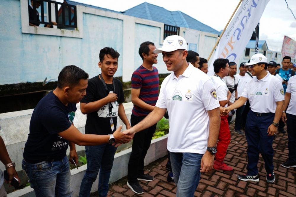 Danau Toba Rally 2019 menjadi ajang promosi Danau Toba sebagai destinasi super prioritas di Danau Toba (dok Humas Pemprov Sumut)