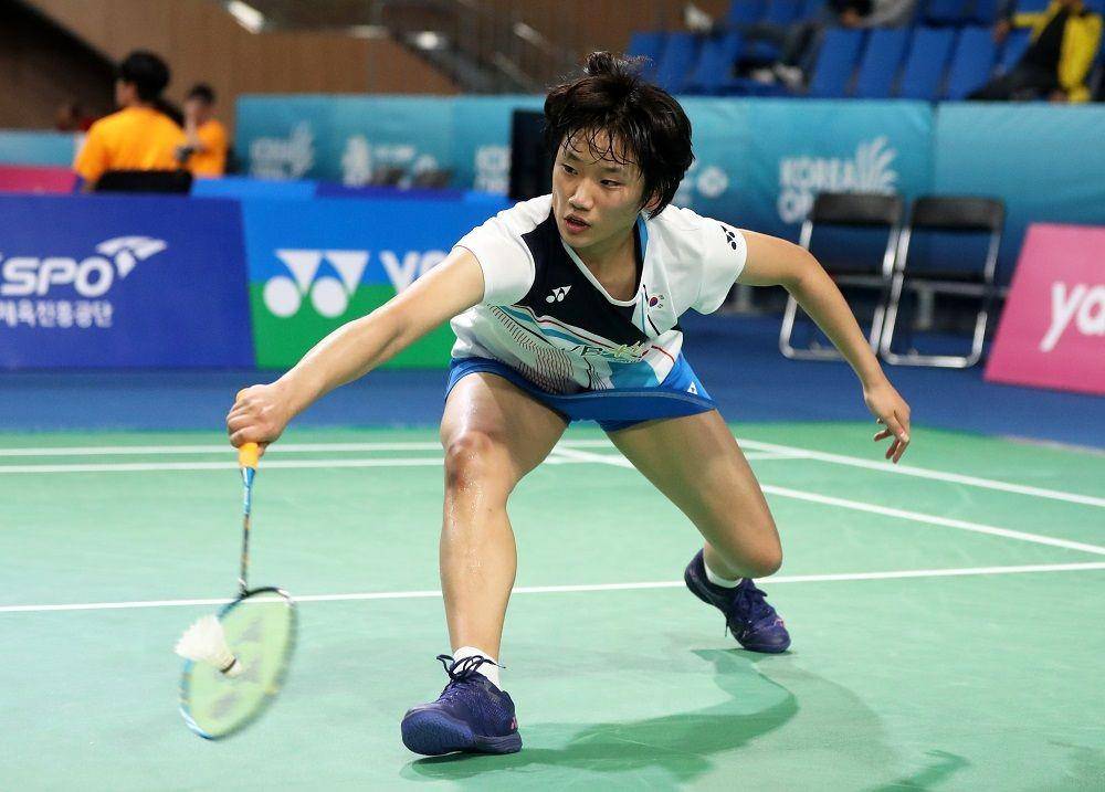 An Se-young kala berlaga di Danisa Denmark Open 2019. bwfbadminton.com