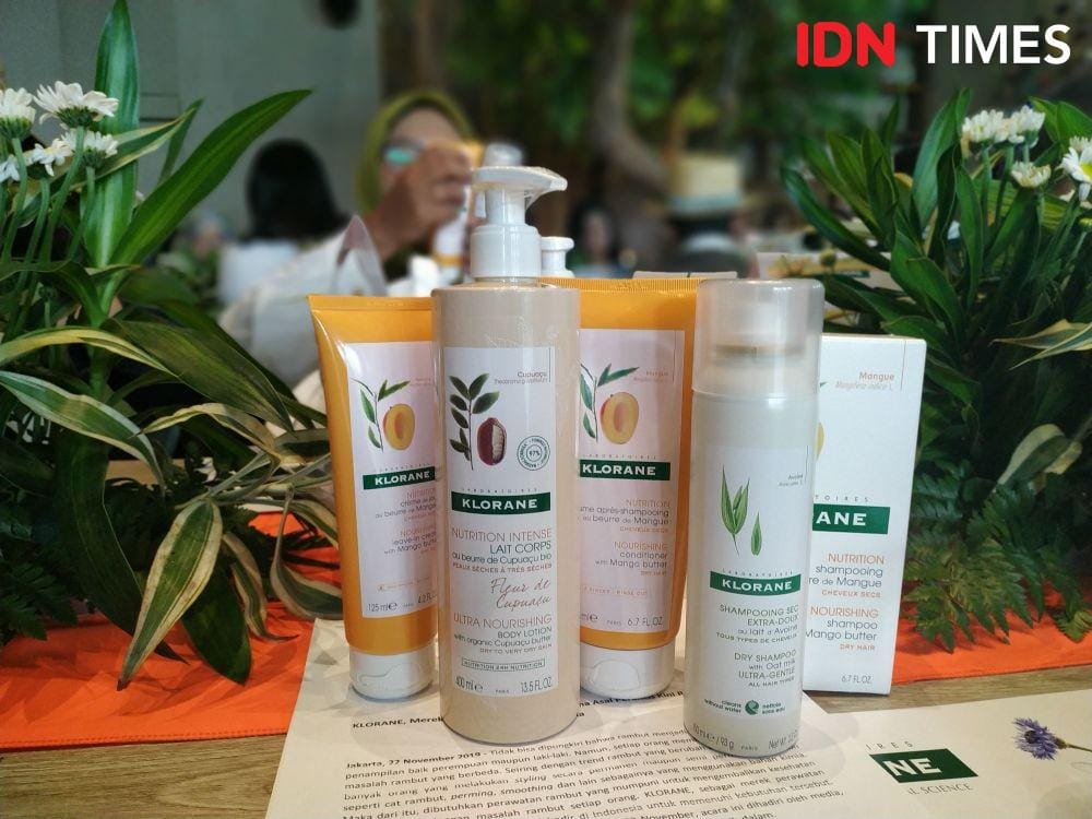 Peluncuran Klorane, merek perawatan rambut alami asal Perancis. 22 November 2019. IDN Times/Klara Livia