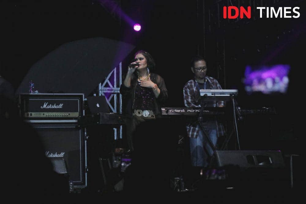 Fla Tofu dalam The 90's Festival 2019 di Jakarta. 23 November 2019. IDN Times/Nadia Umara