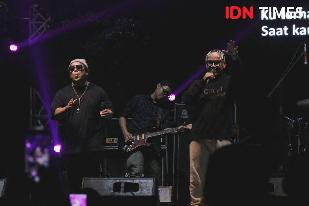Grup musik Tofu dalam The 90's Festival di Jakarta. 23 November 2019. IDN Times/Nadia Umara