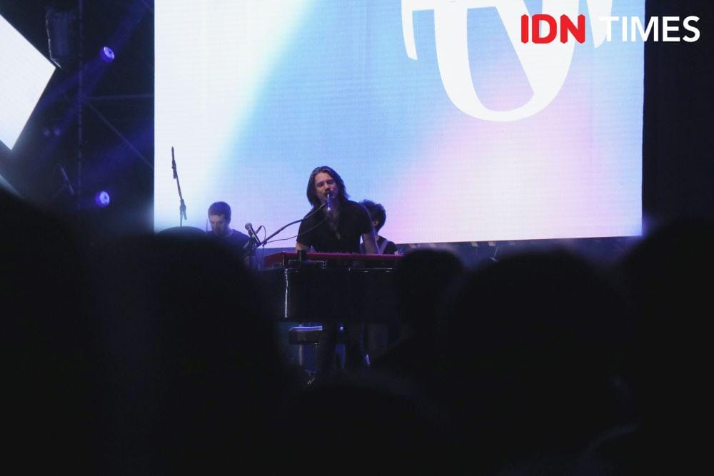 Taylor Hanson dalam The 90's Festival 2019 di Jakarta. 23 November 2019. IDN Times/Nadia Umara