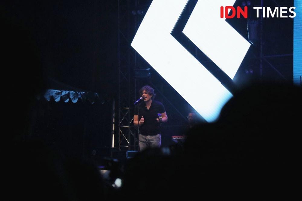 Zac Hanson dalam The 90's Festival 2019 di Jakarta. 23 November 2019. IDN Times/Nadia Umara