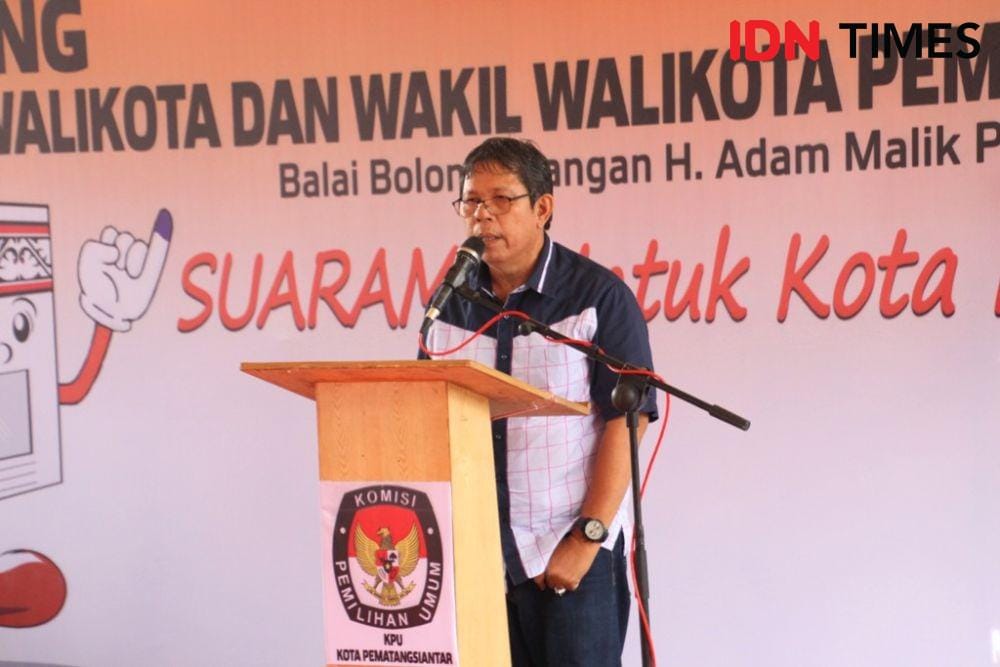 Peluncuran maskot KPU Siantar (IDN Times/Gideon Aritonang)