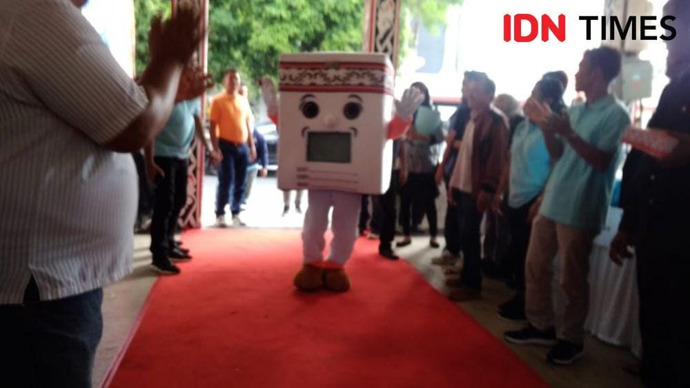 Maskot KPU Siantar (IDN Times/Gideon Aritonang)
