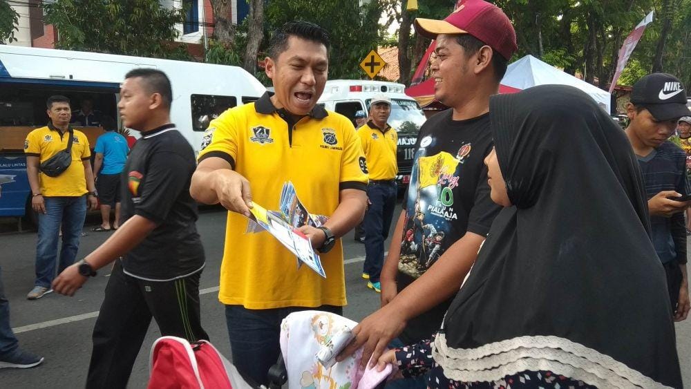 Aplikasi smart Soto Lamongan resmi dilaunching Polres Lamongan di alun-alun Kota, Minggu (24/11). IDN Times/Imron