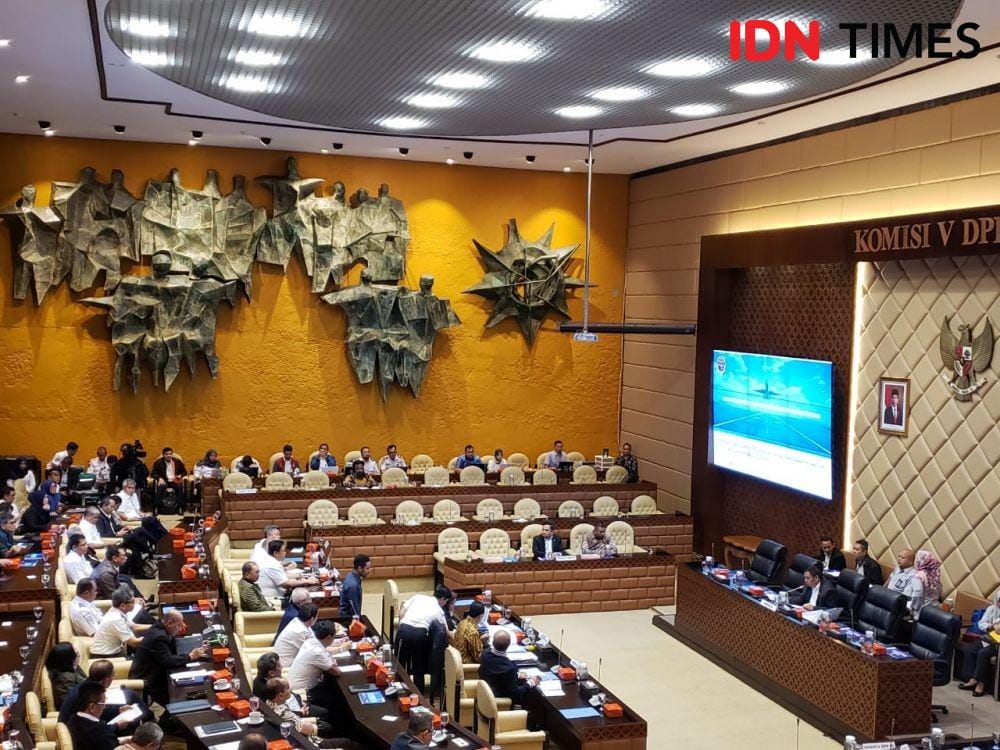 Rapat Komisi V DPR RI. IDN Times/Hana Adi Perdana
