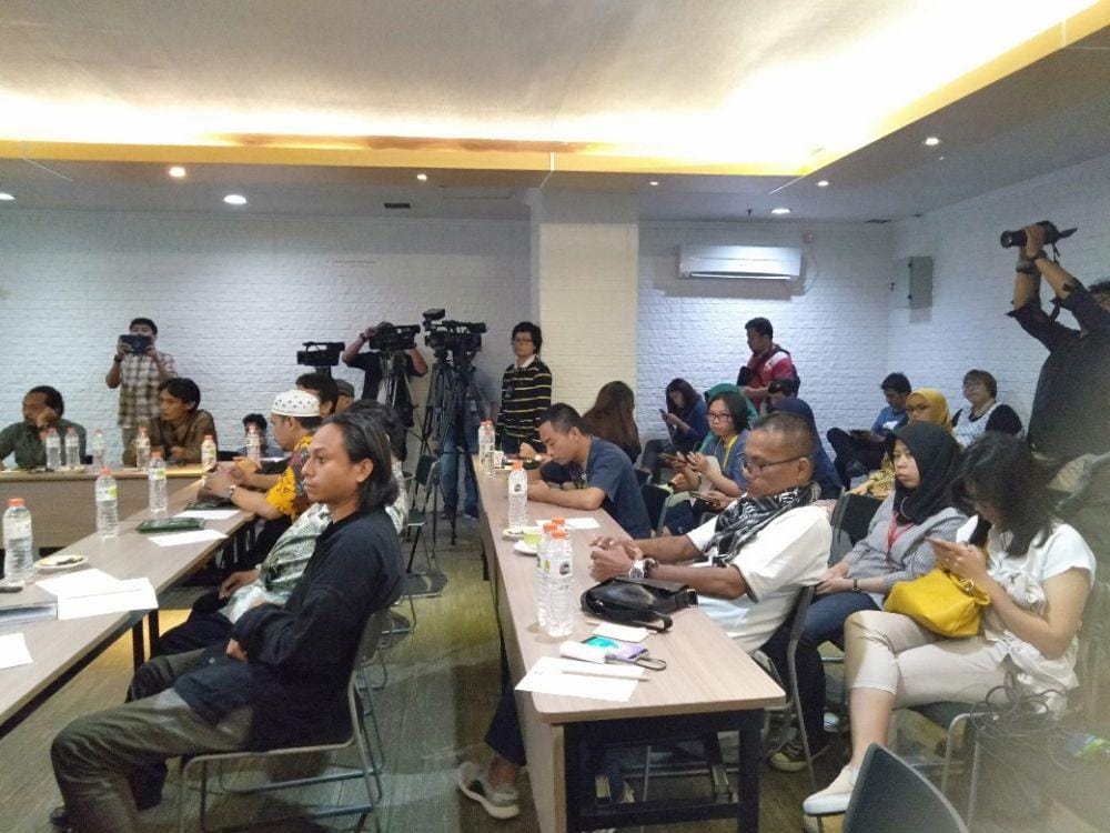 Setara Institute memaparkan hasil riset intoleransi selama 12 tahun terakhir di Hotel IBIS, Jakarta Pusat, Minggu (24/11). (IDN Times/Dini Suciatiningrum)
