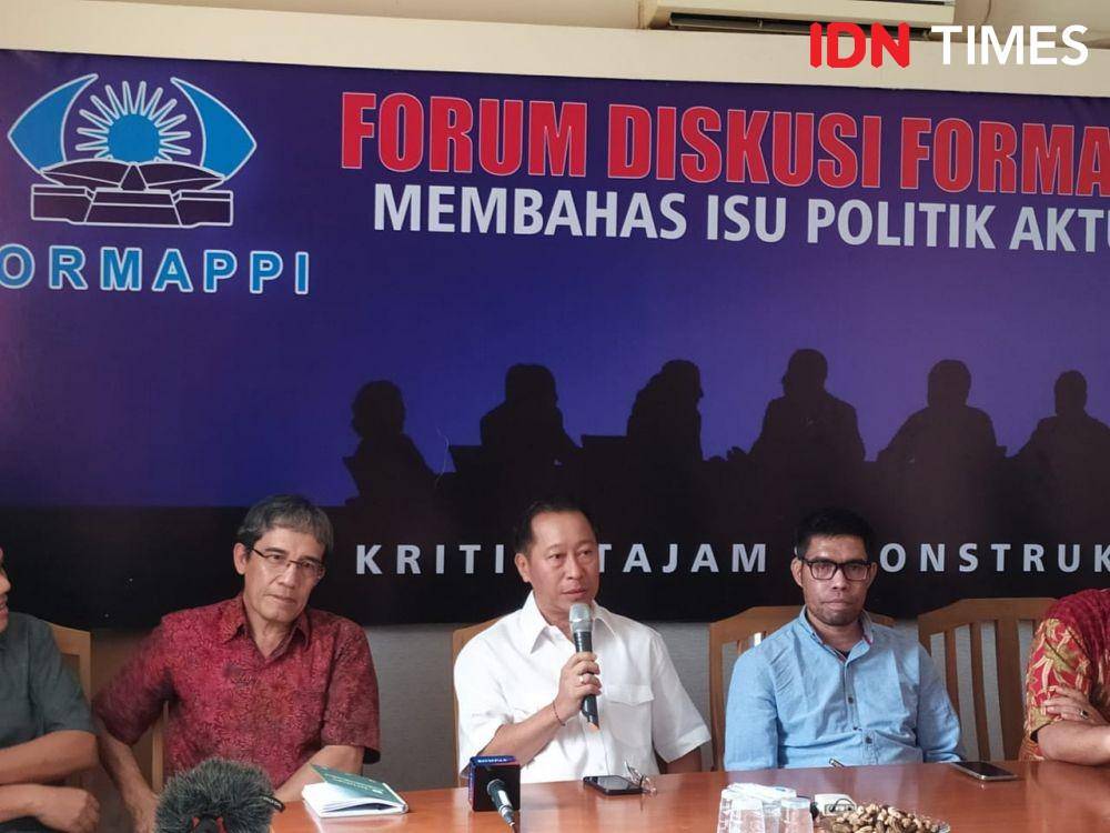 (Ketua Umum PPP Muktamar Jakarta Humphrey Djemat) IDN Times/Aldzah Fatimah Aditya