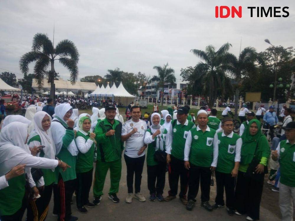 Jalan sehat Milad ke-89 Al Washliyah (IDN Times/Doni Hermawan)