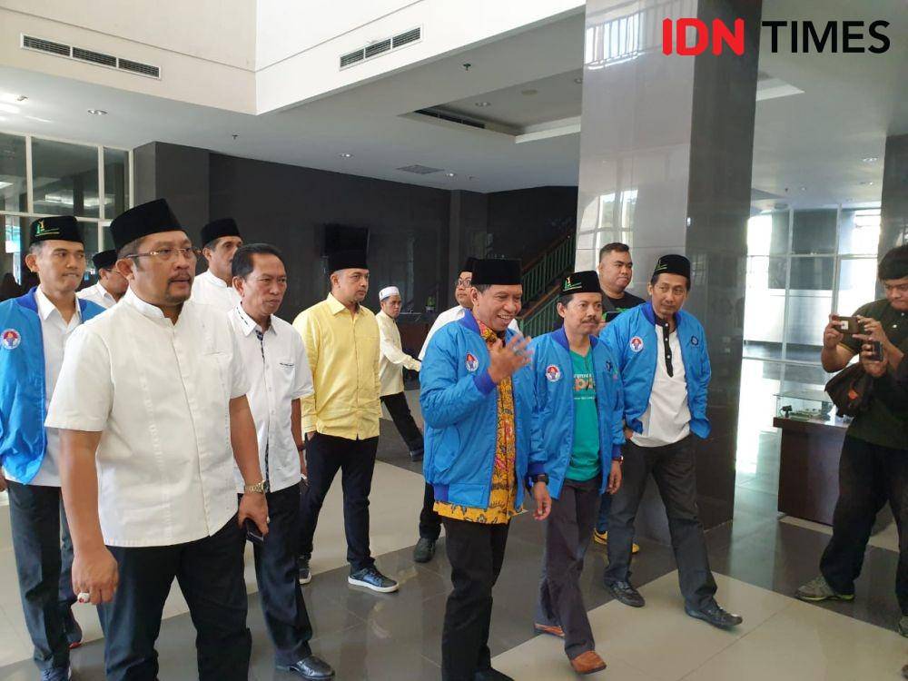 Kunjungan kerja Menpora Zainudin Amali (tiga dari kanan) ke UIN Sunan Ampel Surabaya. IDN Times/Vanny El Rahman
