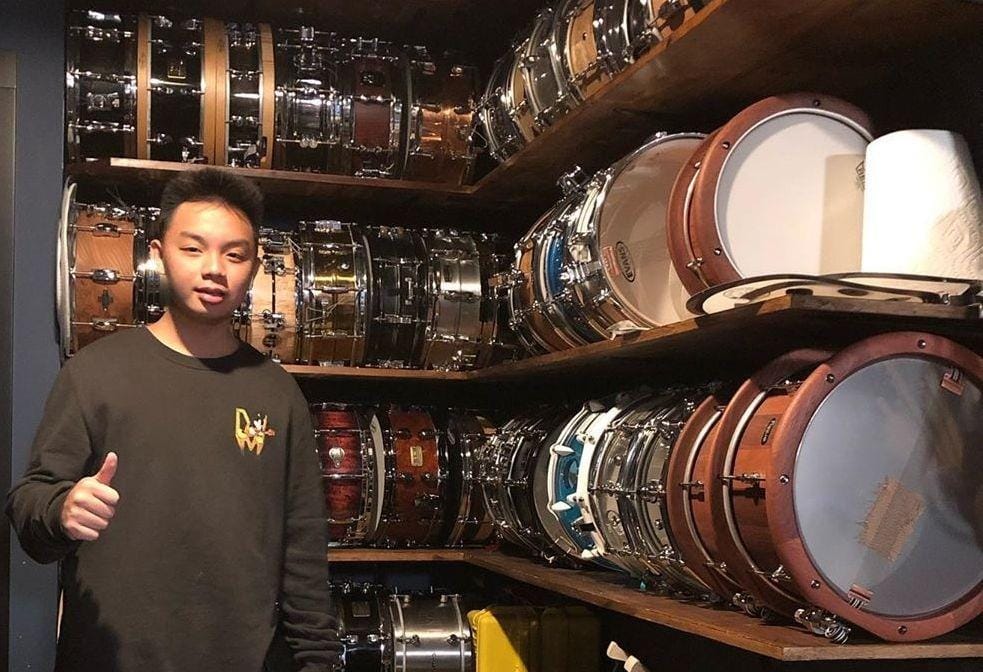 Reyner Stefanoline yang masih belia. Reyner for IDN Times