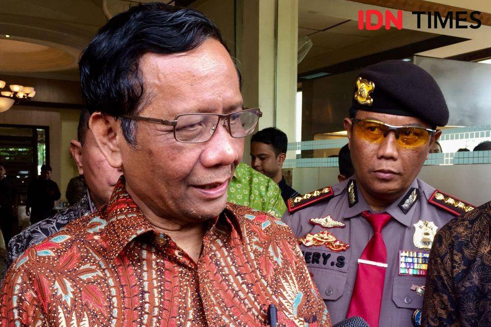 Menko Polhukam Mahfud MD. (IDN Times/Prayugo Utomo)