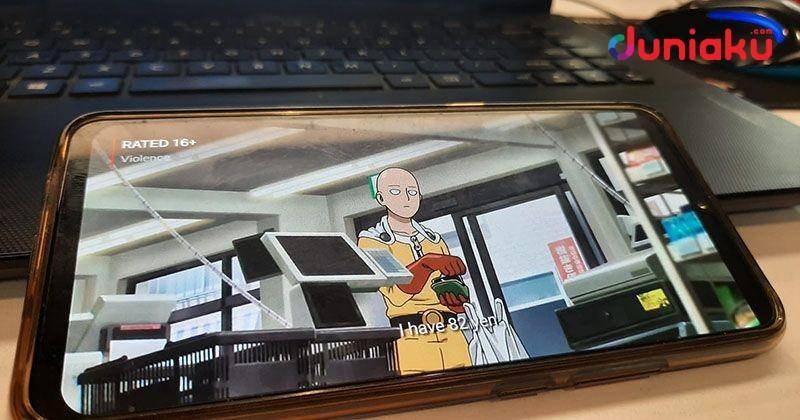 Tayangan One Punch Man di platform streaming Netflix. duniaku.com/Adhitya Daniel