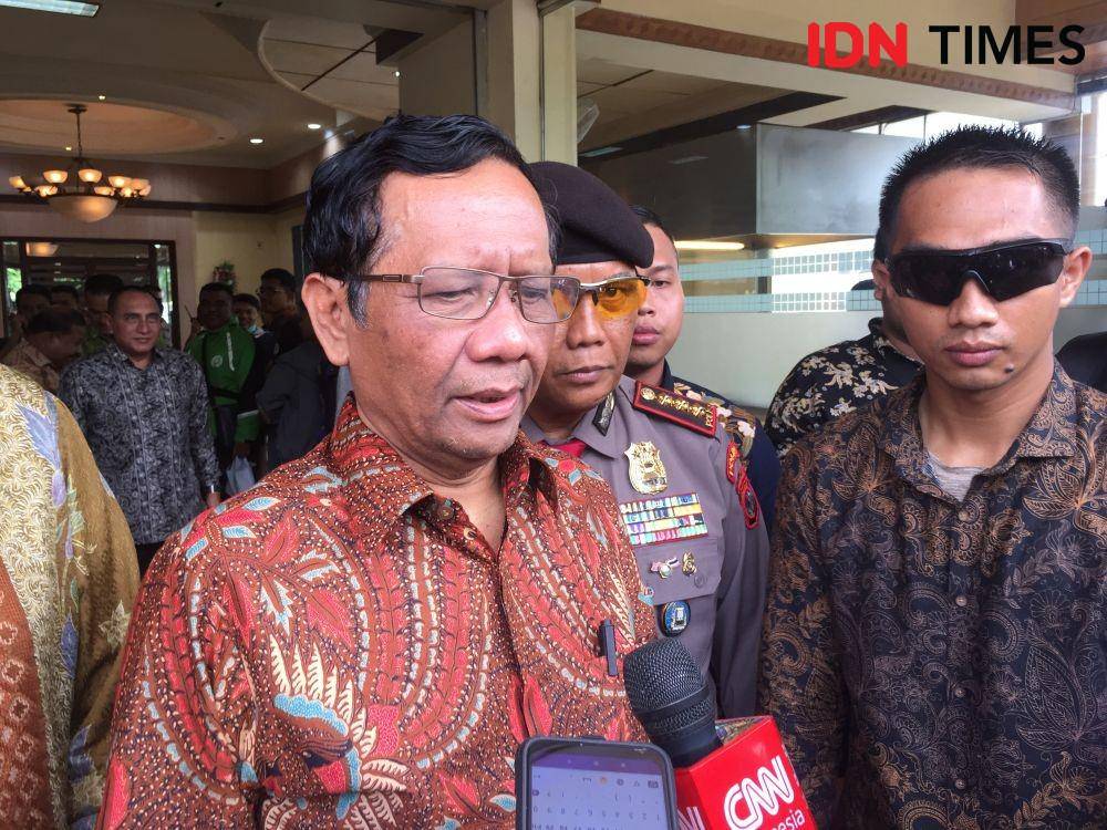 Menteri Koordinator bidang Politik, Hukum, dan Keamanan (Menko Polhukam) Mahfud MD. (IDN Times/Prayugo Utomo)