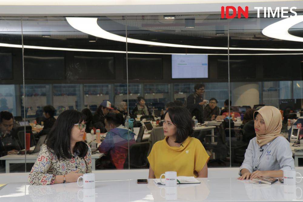 Ngobrol Seru by IDN Times, Perempuan Bicara, Senin (25/11). (IDN Times/Arief Kharisma Putra)