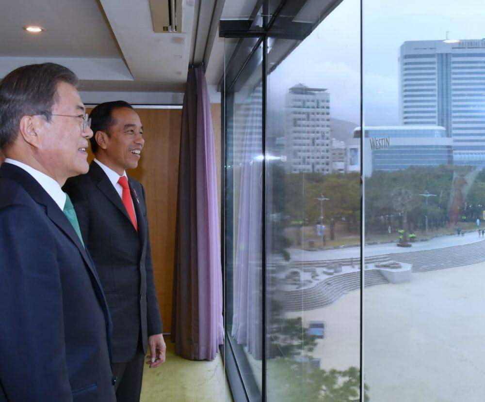 Presiden Joko Widodo saat melakukan kunjungan kerja di Korea Selatan. (Dok. IDN Times/Biro Pers Kepresidenan)