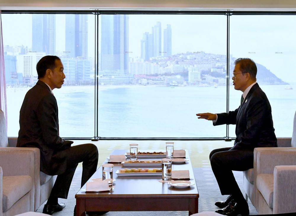 Presiden Jokowi saat melakukan kunjungan kerja di Korea Selatan (Dok.IDN Times/Biro Pers Kepresidenan)