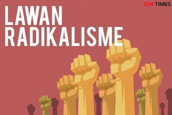 Ilustrasi lawan radikalisme. (IDN Times/Sukma Shakti)
