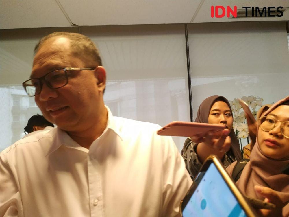 Direktur Niaga Garuda Indonesia, Pikri Ilham (IDN Times/Auriga Agustina)