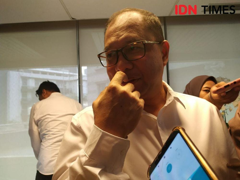 Direktur Niaga Garuda Indonesia, Pikri Ilham (IDN Times/Auriga Agustina)