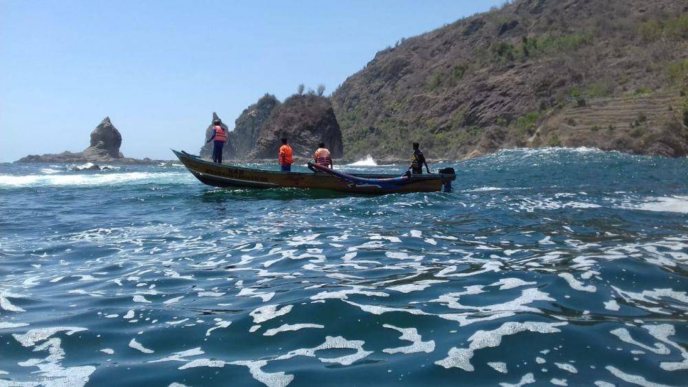 Tim Sar melakukan pencarian 2 korban tenggelam. IDN Times/Istimewa