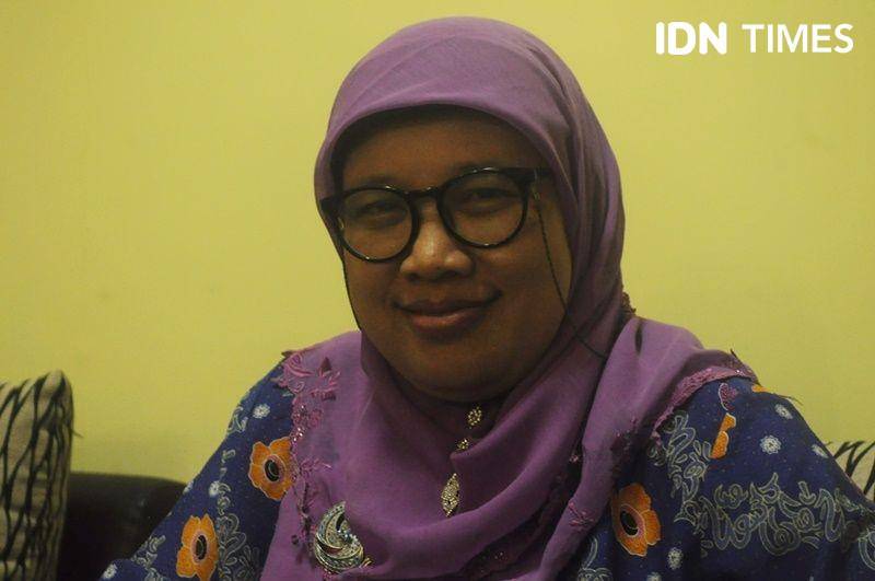 Komisioner terpilih Komnas Perempuan 2020-2024, Alimatul Qibtiyah di UIN Sunan Kalijaga Yogyakarta. IDN Times/Pito Agustin Rudiana