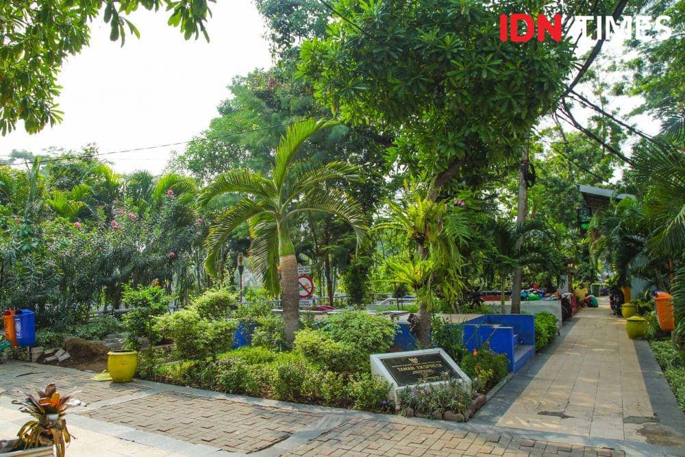 Suasana tampak depan dari Taman Ekspresi Surabaya (27 November 2019). IDN Times/Reza Iqbal