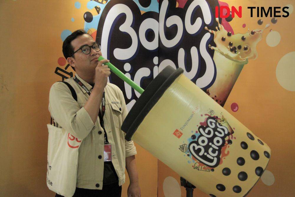 Spot foto di bagian depan venue "Bobalicious". IDN Times/Prila Arofani