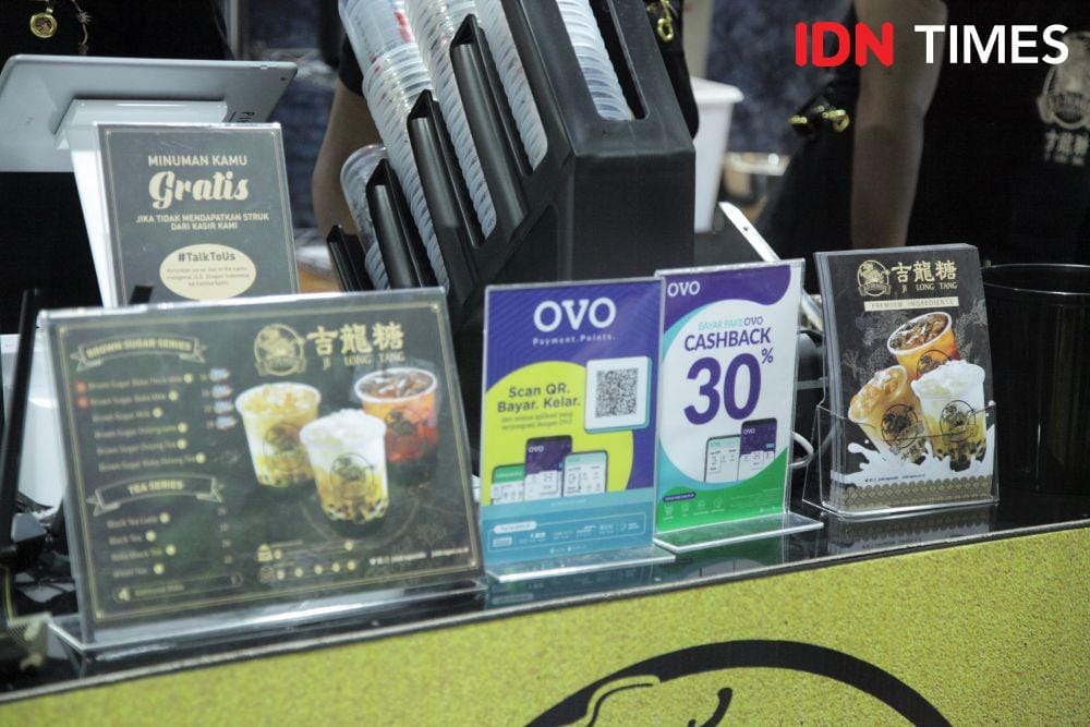 Cashback 30% dari OVO di acara "Boballicious" di Surabaya. IDN Times/Naufal Al Rahman