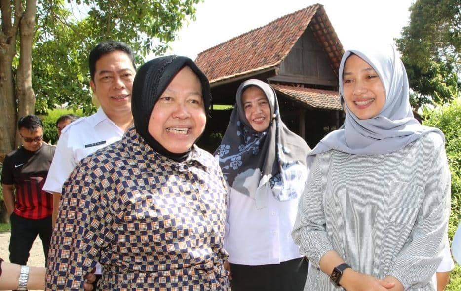 Wali Kota Surabaya Tri Rismaharini mengunjungi Pendopo Kabupaten Banyuwangi. IDN Times/Istimewa