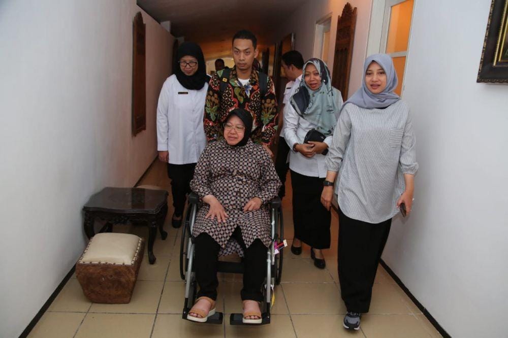 Wali Kota Surabaya Tri Rismaharini mengunjungi Pendopo Kabupaten Banyuwangi. IDN Times/Istimewa