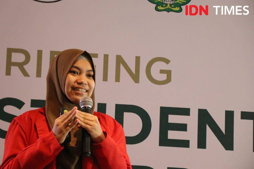 Ainun Ade Putri, Peserta Tanoto Student Research Awards. 27 November 2019. IDN Times/Geralda Talitha