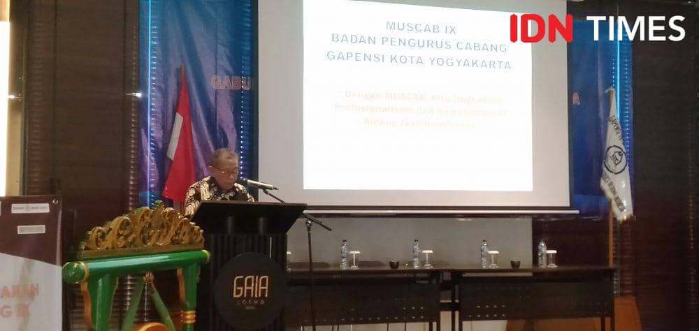 Ketua Gapensi Kota Yogyakarta, Suharsono. IDN Times/Daruwaskita