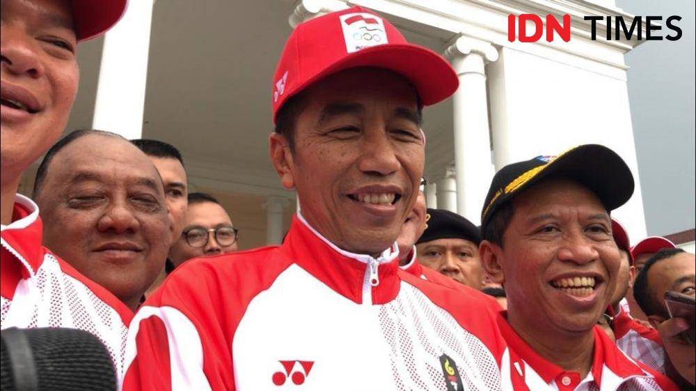 Presiden Joko Widodo memberikan keterangan pers di Istana Kepresidenan Bogor, Rabu 27 November 2019. (IDN Times/Teatrika Handiko Putri)