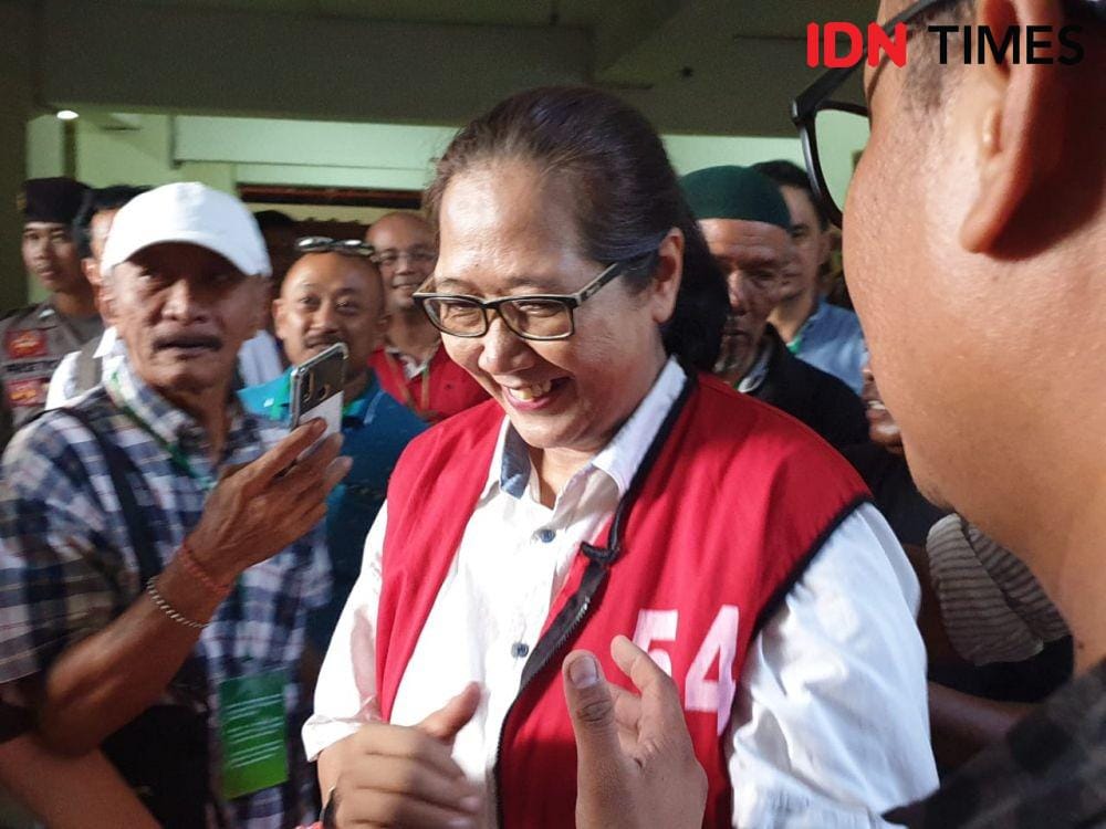 Suasana persidangan dengan terdakwa Tri Susanti alias Mak Susi. IDN Times/Vanny El Rahman
