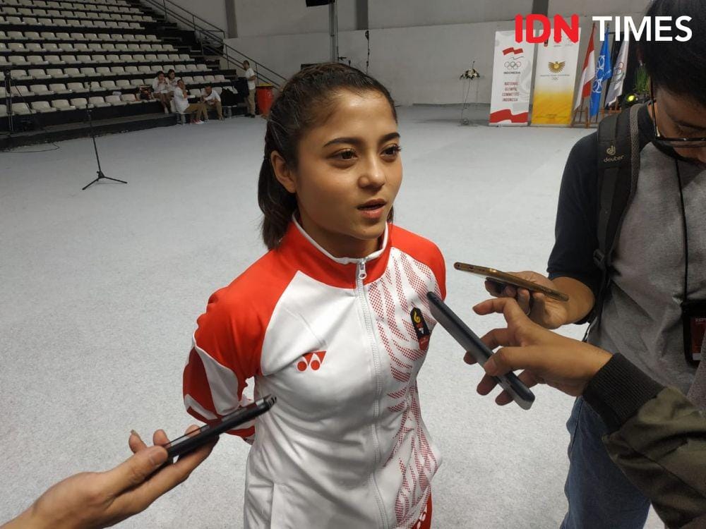 Atlet karate Indonesia di SEA Games 2019, May Sheva. IDN Times/Ilyas Listianto Mujib