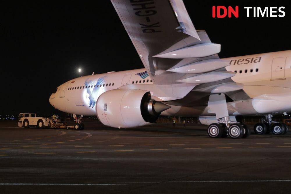 Acara Peluncuran Pesawat Garuda Airbus A330-900neo (IDN Times/Kevin Handoko)