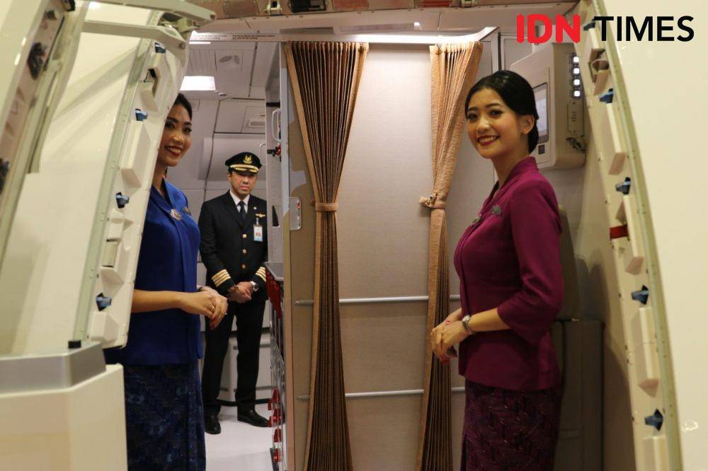 Pintu Masuk Airbus A330-900neo (IDN Times/Kevin Handoko)