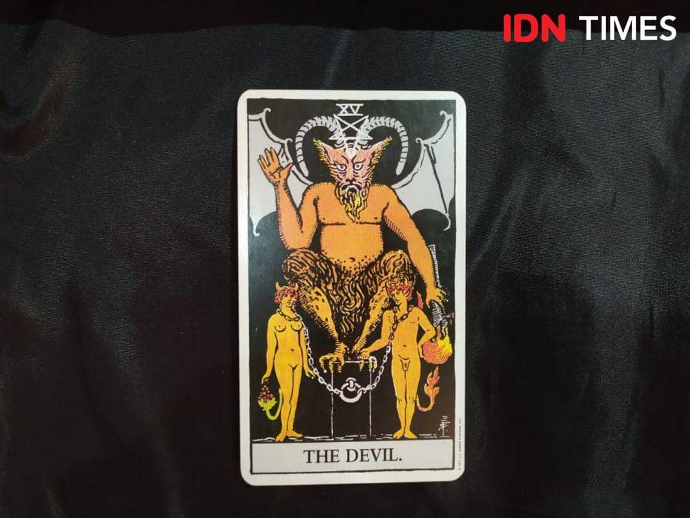 Kartu Tarot, The Devil (IDN Times/Aldzah Fatimah Aditya)